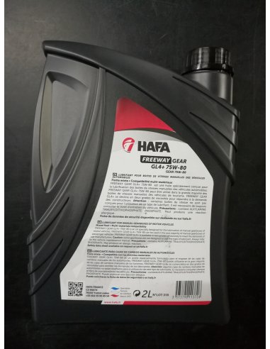75w80 Huile transmission GL5 2L