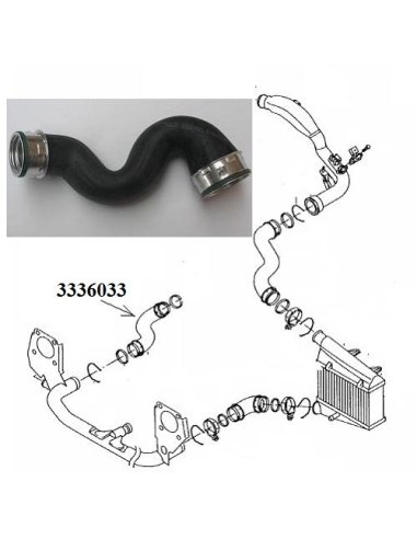 Durite de turbo Audi A6 Vw Passat Skoda Superd 1.9 TDi 130cv
