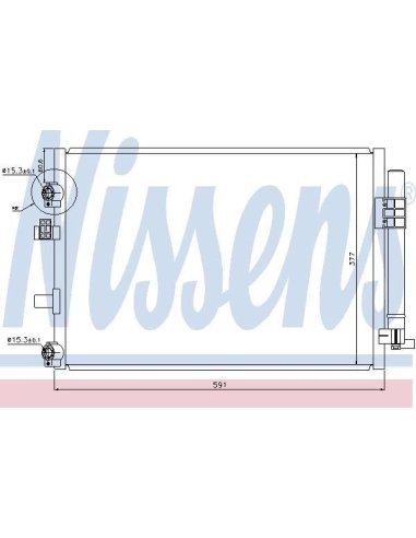 CONDENSEUR CLIM AVEC DESHYDRATEUR...