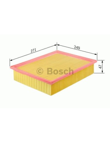 CARTOUCHE DE FILTRE A AIR BOSCH FORD...