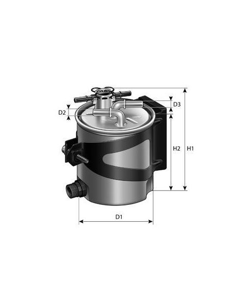 FILTRE A CARBURANT RENAULT GRAND SCENIC II MEGANE II SCENIC II 1.5 DCI 2.0 DCI