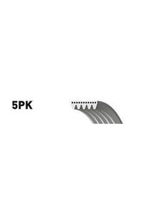Courroie d'accessoires 5PK1163