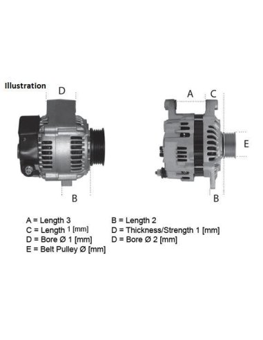 Alternateur 150A