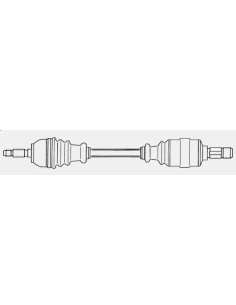 Cardan - arbre de transmistion gauche Peugeot 306 2.0 Hdi 1.9 D TD sans Abs
