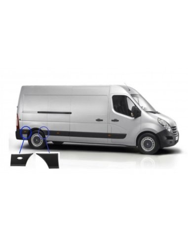 Baguettes de protection arriere droit Nissan Interstar Opel Movano Renault Master (partie avant + arriere)
