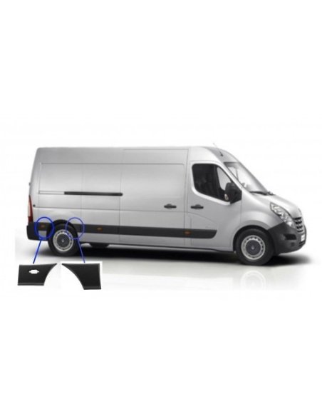 Baguettes de protection arriere droit Nissan Interstar Opel Movano Renault Master (partie avant + arriere)