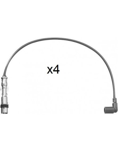 Jeu 4 cables d'allumage Seat Vw
