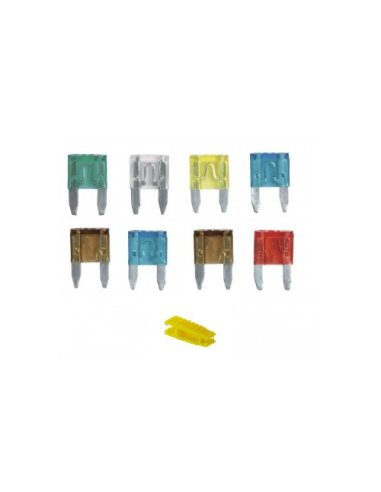 Boite de 8 fusibles mini avec pince