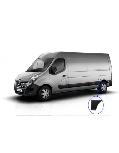 Baguette de protection arriere gauche Nissan Interstar Opel Movano Renault Master (partie avant)