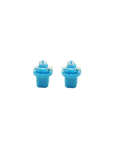 Ampoules LED B8.5d BAX Bleu 12V tableau de bord