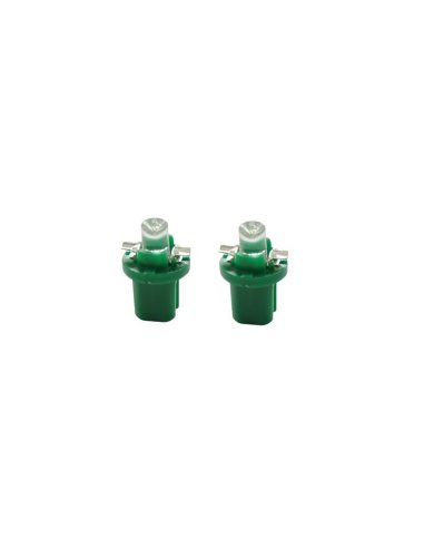 Ampoules LED B8.5d Creuse Verte 12V tableau de bord / feux de signalisation