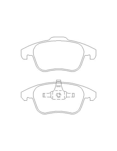 Jeu de plaquettes de frein Avant Citroen C4 Picasso DS4