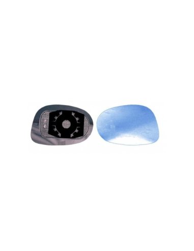 Glace rétroviseur bleu droit +...