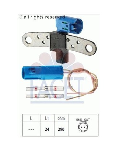 Capteur position Vilbrequin PMH Renault Clio Kangoo Megane Scenic Laguna 16v