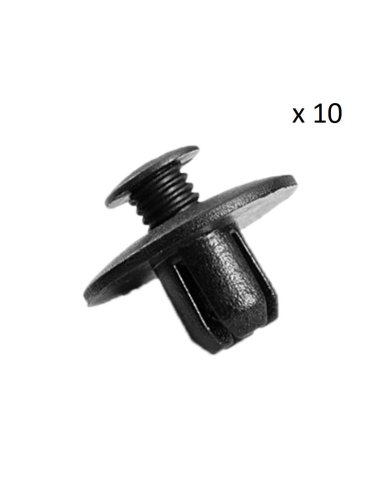 10 Clips de fixation pare boue Honda...