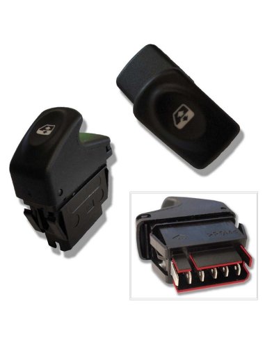 Bouton de leve vitre Renault Clio 2 megane Scenic Kangoo 