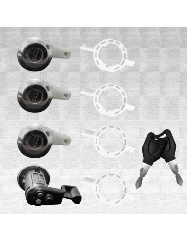 Lot de 4 Serrures de portes Renault...