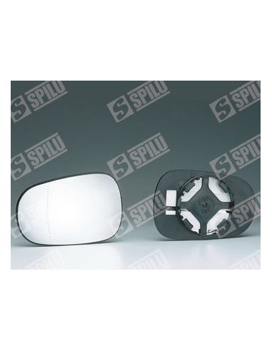 Glace de retroviseur Gauche+Support 