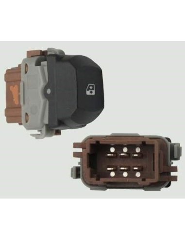 Bouton leve vitre avant droit Renault Laguna 2 Megane 2 Scenic 2 Clio 2 Clio 3