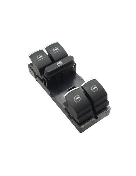 Commande bouton de lève-vitre Chrome Vw Golf 5 Passat Jetta Polo Seat Ibiza Altea Leon Toledo BLVW-C