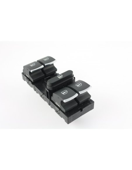 Commande bouton de lève-vitre Chrome Vw Golf 5 Passat Jetta Polo Seat Ibiza Altea Leon Toledo BLVW-C