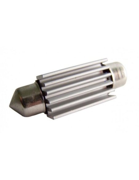 2 Ampoules Navettes à led effet Xenon c5w 37mm