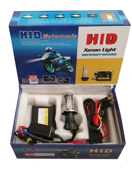 Kit Xenon Moto Phare H4 Bi-Xenon HID 6000k