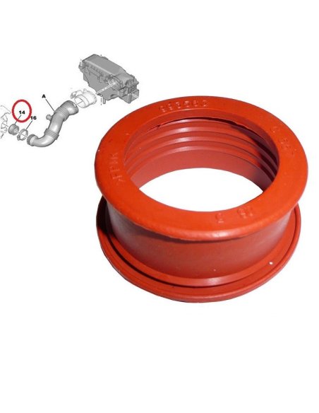 Manchon souple durite de Turbo Peugeot Citroen 1.6 Hdi