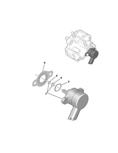 Valve Regulateur de pompe injection Citroen Peugeot Fiat 2.0 Hdi / JTD pompe HP Bosch