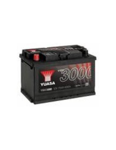 Batterie 75AH 650A  pole + gauche pole - droite