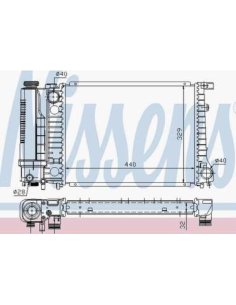 Radiateur du moteur BMW Serie 3 serie 5