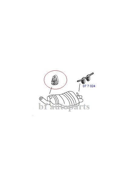 Support echappement BMW X3