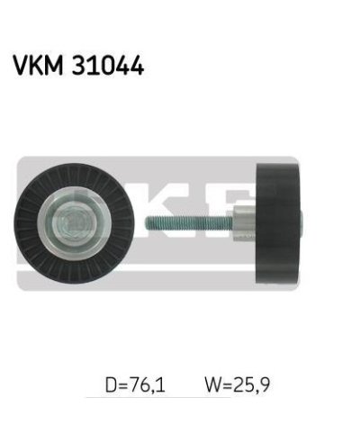 Galet enrouleur courroie accessoire Audi Seat Skoda VW