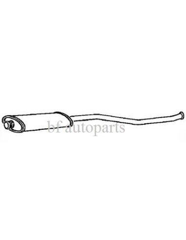 Echappement centrale Citroen Xsara  