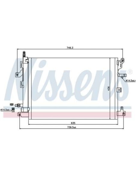 Radiateur Condenseur de climatisation Volvo XC90