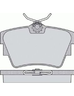 Plaquette de frein pour opel / nissan / traffic