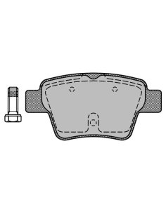 Plaquette de frein pour C4 / 207 /307
